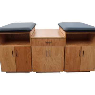 Tru™ Deluxe Oak 2-Seat Taping Station