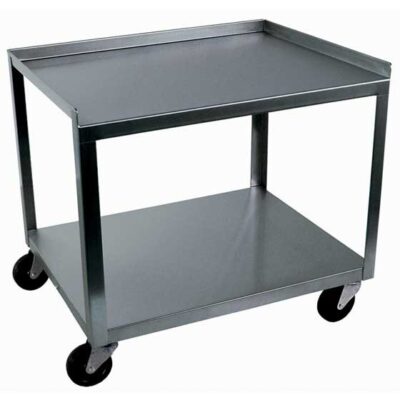 Stainless Steel 2 Shelf Mobile Cart