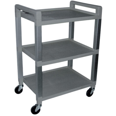 Ideal Poly 3 Shelf Mobile Cart