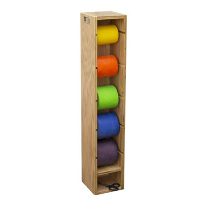 Tru™ Vertical Exercise Band Rack w/Storage (holds 5 rolls)