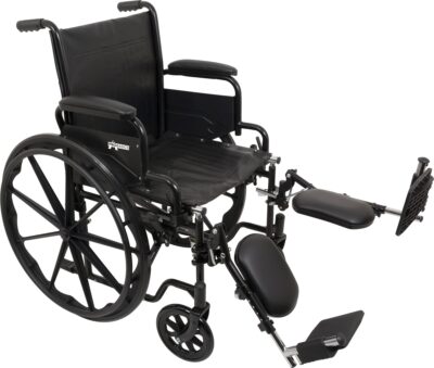 ProBasics Standard 18"W x 16"D Wheelchair w/Elevating Swing Away Leg Rests & Removable Desk Arms