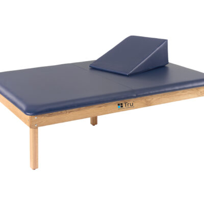 Tru™ Deluxe Oak Mat Tables - 4ft. x 7ft., Black