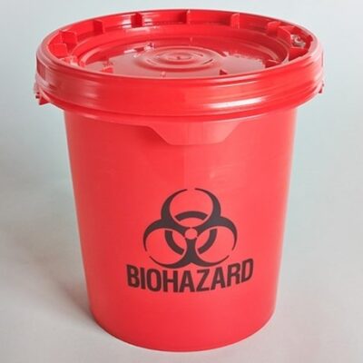 5 Gallon Biohazardous Waste Pail with Lid