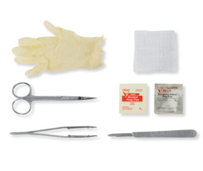Sharp Debridement Tray