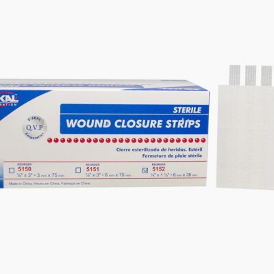 Sterile Wound Closure Strips, 1/4" x 1 1/2", 300/Box