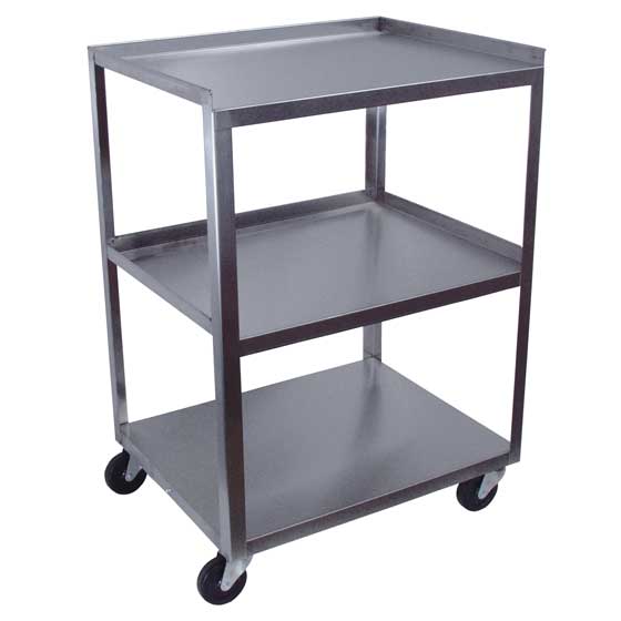 Stainless Steel 3 Shelf Mobile Cart