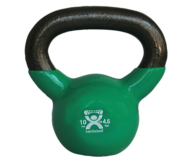 Cando Vinyl Coated Kettle Bell