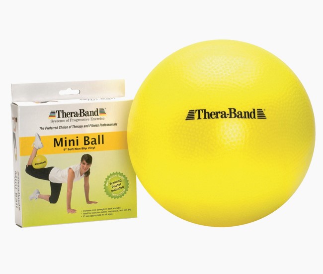 THERABAND® Mini Ball, 9" Diameter Yellow