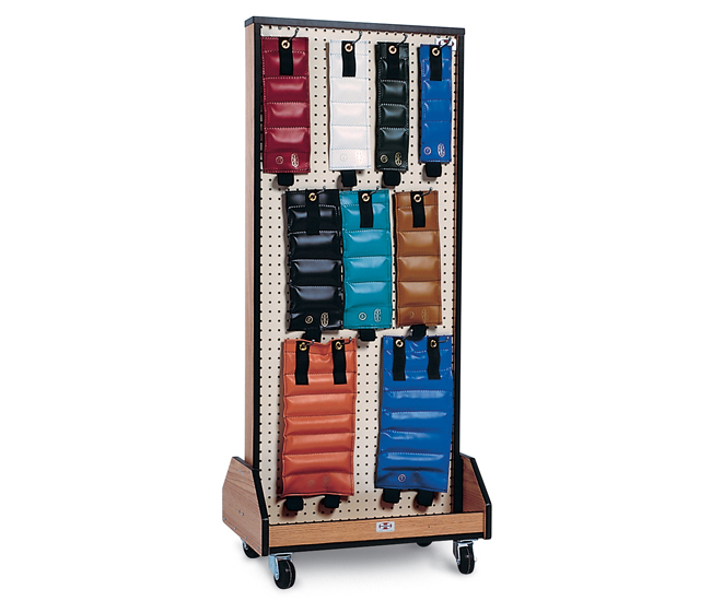 Hausmann #5565 "Combo" Weight / Dumbbell Mobile Rack (Weights Sold Separately)