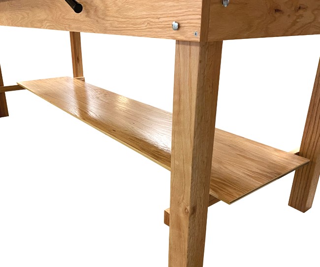 Tru™ Treatment Table Options - Oak Plywood Shelf