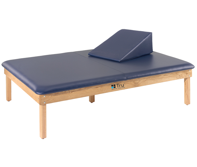 Tru™ Deluxe Oak Mat Tables - 4ft. x 7ft., Black