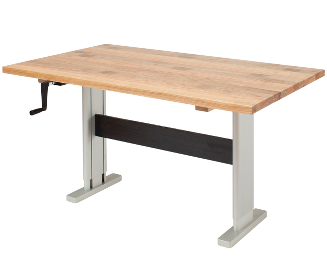 Tru™ Deluxe Hi-Low Butcher Block Work Table