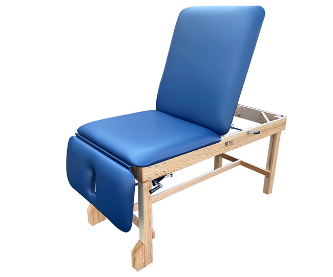 Tru™ 3 Section Fixed-Height Oak Treatment Tables