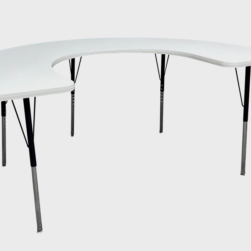 Tru™ Height Adjustable Work/Therapy Table, Horseshoe 48" x 72"