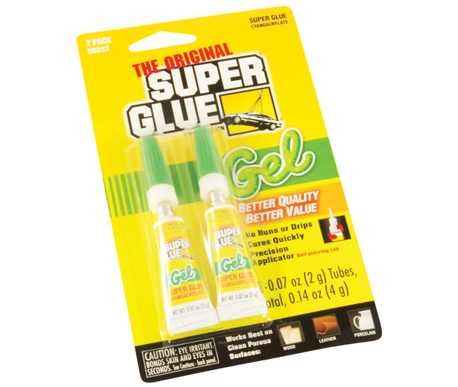 Super Glue Gel, 2 Pack