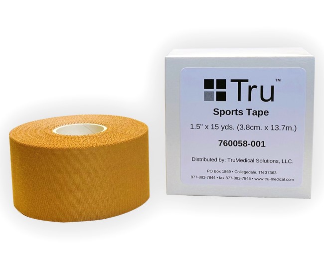 Tru™ Patellofemoral Rigid Sports Tape, 1.5" x 15yd., 1 Roll