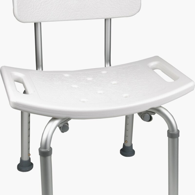 Shower Bath Bench w/Backrest