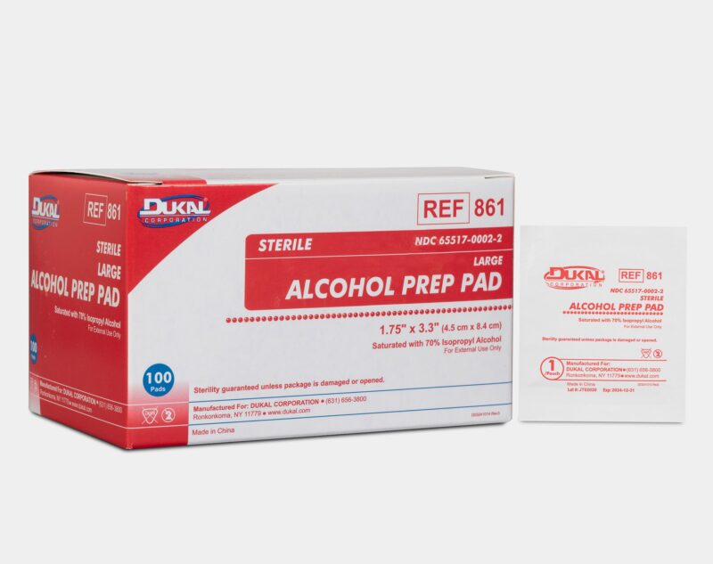 Alcohol Preps, Large 2 Ply 100/Box