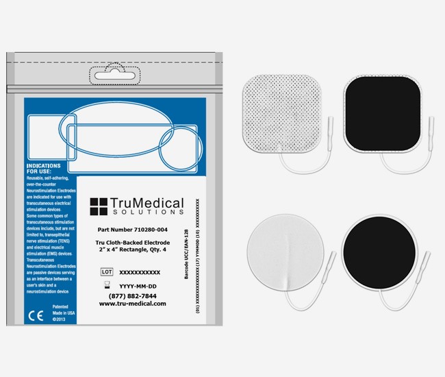 Tru™ Self-Adhesive Reusable Electrodes