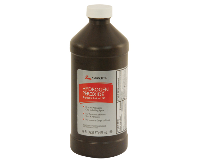 Hydrogen Peroxide 3%, 16 oz. Bottle