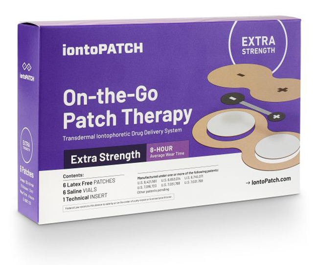IontoPatch Extra Strength® Iontophoresis Device, 6/Box