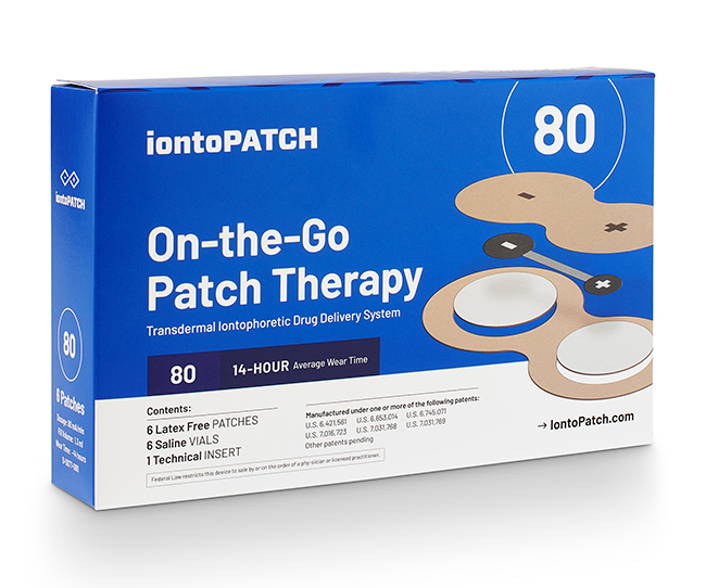 IontoPatch® 80 Iontophoresis Device, 6/Box