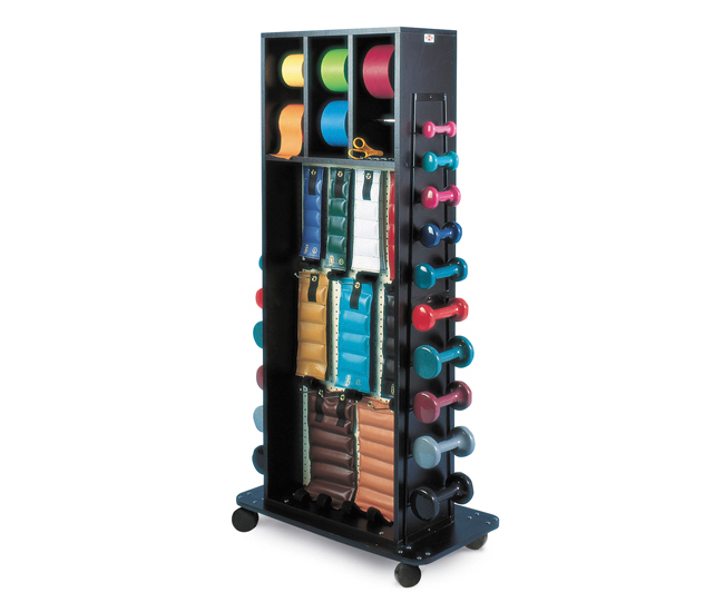 Hausmann #5560 Multi-Purpose Combination Weight Rack (Weights Sold Separately)