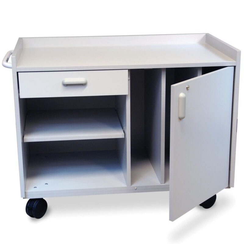 Hausmann #6695 Mobile Gray Splinting Cabinet, 42"L X 24"D X 31"H