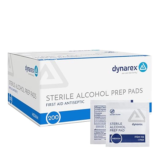 Alcohol Preps, Medium 1 Ply 200/Box