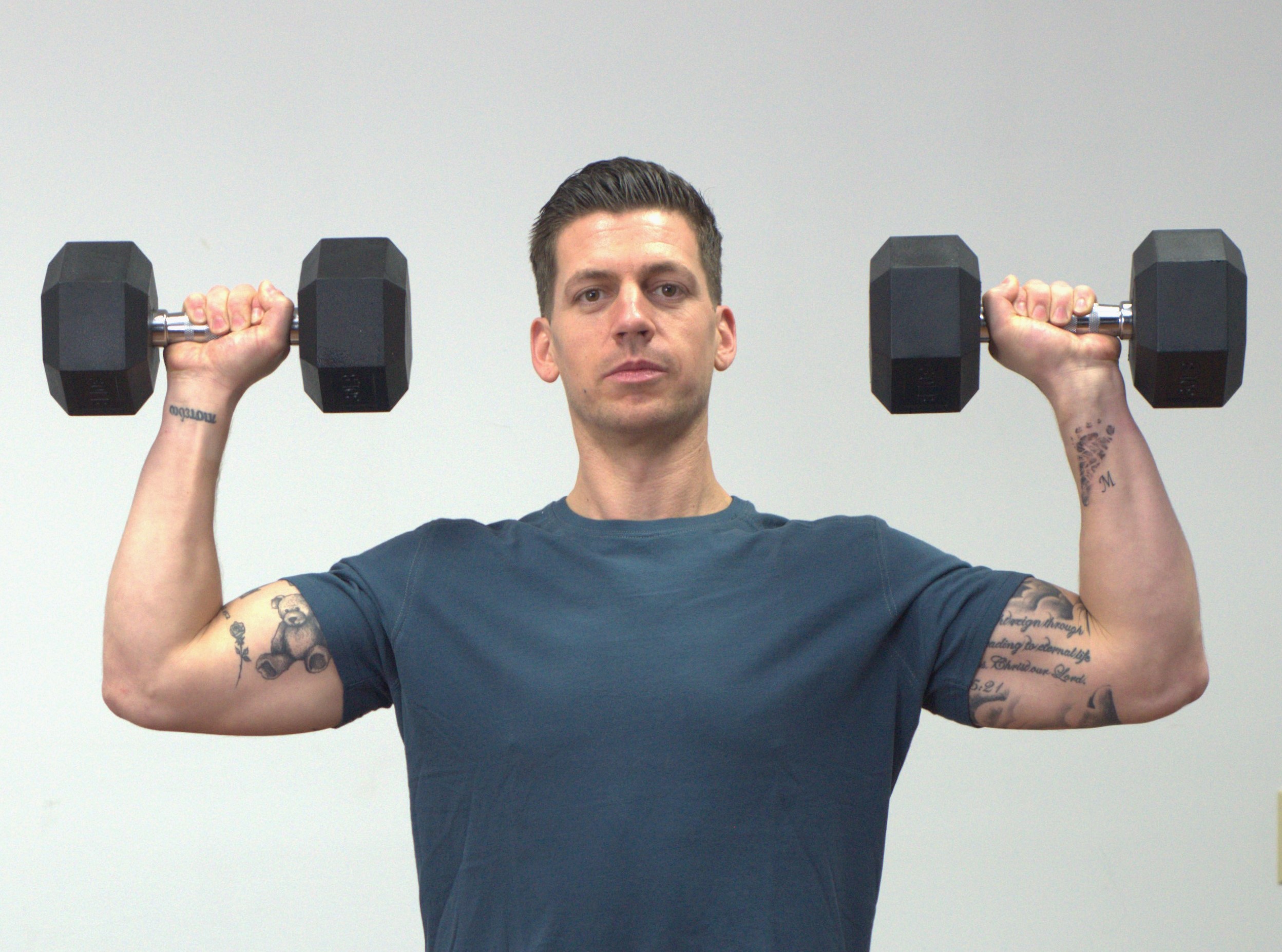 Tru™ Rubber Encased Hex Dumbbells