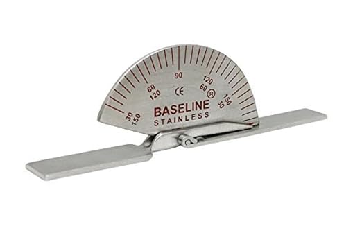 Stainless Steel Finger Goniometer, 3.5"